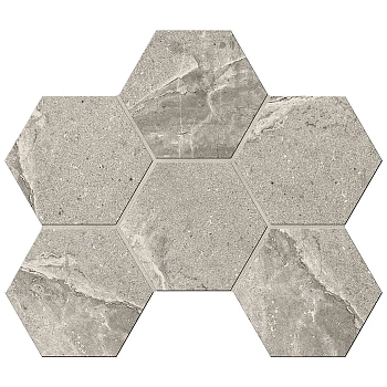 Мозаика Kailas Мозаика KA02 Hexagon 10мм Неполированный 25x28.5